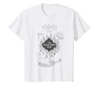 Harry Potter The Marauder's Map T-Shirt, Enfant, Blanc, 2 Ans
