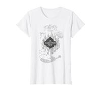 Harry Potter The Marauder's Map T-Shirt, Femme, Blanc, M