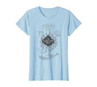 Harry Potter The Marauder's Map T-Shirt, Femme, Bleu Céleste, XXL