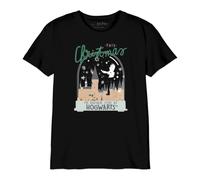 Harry Potter « This Christmas on The Hogwarts Dreams » BOHAPOMTS156 T-Shirt Garçon, Noir, Taille 12 Ans