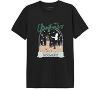 Harry Potter « This Christmas on The Hogwarts Dreams » MEHAPOMTS412 T-Shirt Homme, Noir, Taille 3XL