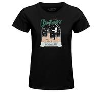 Harry Potter « This Christmas on The Hogwarts Dreams » WOHAPOMTS341 T-Shirt Femme, Noir, Taille M