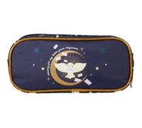 Harry Potter - Trousse scolaire - Bleu marine/Doré - 2 compartiments - Enfant