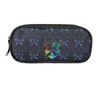Harry Potter - Trousse scolaire - Noir/Bleu - 2 compartiments - Enfant