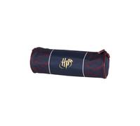 Harry Potter - Trousse Scolaire Ronde Quidditch - Bleu/bordeaux - 2 Compartiments Bleu TU