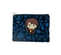 Harry Potter - Trousse Toilette Cosmétique Harry Velours - Format Voyage Avion 20x10 cm - Pochette Plate Maquillage - Accessoires Beauté - Cadeau Enfant, Adulte - Produit Officiel Poudlard