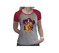 - HARRY POTTER - Tshirt - Gryffondor - femme - gris & rouge - premium (M)