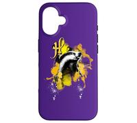 Harry Potter Urban Elegance Hufflepuff Badger Coque pour iPhone 16