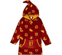 Harry Potter Vêtements d'intérieur à Capuche en Polaire surdimensionnée pour Enfants Hogwarts Rouge Taille Unique