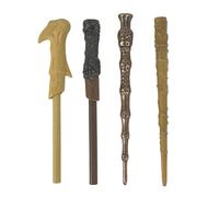 Harry Potter Wizarding World Wand Lot de 4 stylos Voldemort, Hermione, Dumbledore et Harry Potter