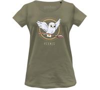 Harry Potter WOHAPOMTS336 T-Shirt Femme, Kaki, Taille XL