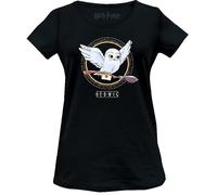 Harry Potter WOHAPOMTS336 T-Shirt, Noir, M Femme