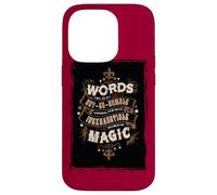 Harry Potter Words are Magic Coque pour iPhone 14 Pro