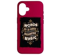 Harry Potter Words are Magic Coque pour iPhone 16
