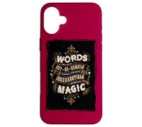 Harry Potter Words are Magic Coque pour iPhone 16 Plus