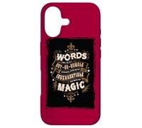 Harry Potter Words are Magic Coque pour iPhone 17