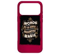 Harry Potter Words are Magic Coque pour iPhone 17 Pro Max