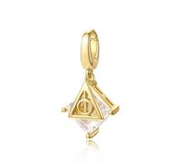 Harry Potter x FANCIME Collaboration - Deathly Hallows Charm, Sterling Silver Charms Necklace Jewellery Gift for Women Girls