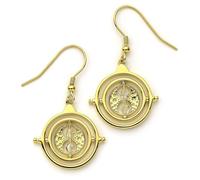 The Carat Shop Harry Potter retourneur de Temps en Argent Sterling plaqué Or Boucles d'oreilles avec Cristaux Swarovski