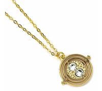 Harry Potter - Pendentif et collier Fixed Time Turner (plaqué or)