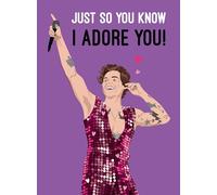 Harry Styles I Adore You Carte de Saint-Valentin