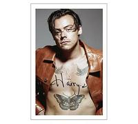 Harry Styles Impression Photo signée pré-imprimée avec autographe One Direction, 30,5 x 20,3 cm, 304,8 mm x 203,2 mm
