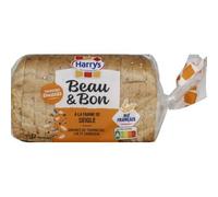 Harrys Beau & bon tranches epaisses pain de mie farine de seigle sans additifs 320g