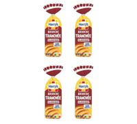 HARRYS Brioche Tranchée Classique Nature, Sans Additifs, 485g, Lot de 4