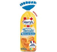 Harrys Brioche tressée moins de sucres sans additifs 450g