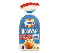 HARRYS - Doowap Brioches Sans Additifs Aux Pépites De Chocolat X8 320G - Lot De 4