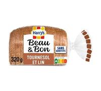 HARRYS - Harry'S Beau & Bon Pain De Mie Complet Lin & Tournesol 320G - Lot De 4
