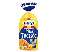 HARRYS - Harry'S Brioche Mini Tressée Nature Au Sucre Perlé 210G - Lot De 4