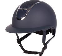 Harrys Horse Casque d'équitation Mont Blanc sparkle marine-argenté avec paillettes, taille:M/56-58 cm