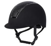 Harry's Horse Casque d'équitation Regal Velvet Sparkle Noir - 55-57 CM - Noir