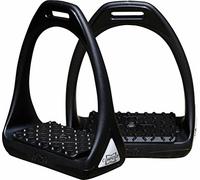 Harry's Horse Compositi Reflex Reflective Étriers pour Cheval Couleur : Noir Taille Adulte