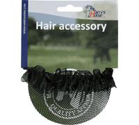 Harrys Horse filet à noeud Bun Cover noir
