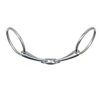 Harry's Horse Mors à eau Comfort Double cassé 14 mm - 11,5 cm - Argenté