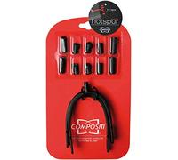 Harry's Horse Sporen Compositi Hotspur - Couleur : noir