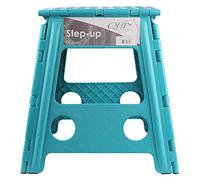 Harry's Horse Tabouret pour monter à cheval - Polypropylène (PP) - Moderne - Turquoise - 39 cm de haut - 100 kg de capacité de charge - Pliable avec surface antidérapante