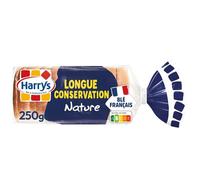 HARRYS - Pain de mie extra moelleux longue conservation nature | Savoureux et onctueux | Parfait pour vos sandwiches et toasts | le sachet de 16 tranches - 250g | LOT DE 4