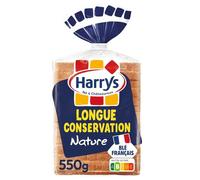 HARRY'S - Pain de Mie Nature Longue Conservation, Moelleux et Fraîcheur Prolongée (550g) - lot de 4 - Vendu par Lot