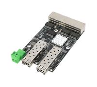 Harsh Gigabit, module industriel 2 fibres 4 ports Ethernet, entrée DC5 V-36 V, commutateurs industriels Gigabit fibre