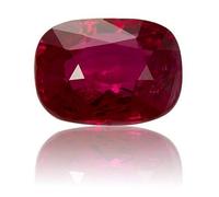 HARSHALI GEMS Ru e Birmanie naturel de qualité A de 2 carats - Pierre précieuse naturelle certifiée par l'esprit de la terre