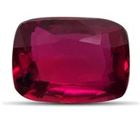 HARSHALI GEMS Rubis non chauffé rouge violacé, véritable pierre en vrac de 2,98 carats, ru ertifié pour la fabrication de bijoux