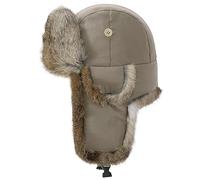 Harssidanzar Chapka imperméable Bomber Hat Hiver Chaleur Lapin Fourrure Doublure Chapeau de trappers Russe Ushanka Aviateur Hommes Femmes CU606EU, Kaki, Taille M
