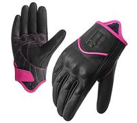 Harssidanzar Gants Moto Ecran Tactile Doigt Complet Femmes GL016EU