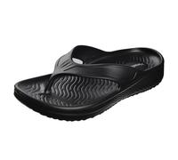 Harssidanzar Tongs de plage pour hommes,séchage rapide,chaussures de douche légères et souples,sandales de douche KM241EU,Noir,Taille 46