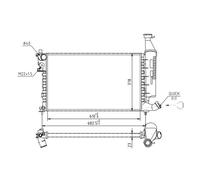 Hart 602 537 Radiateur, Refroidissement Du Moteur Pour Citroën, Peugeot