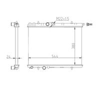 Hart 605 663 Radiateur, Refroidissement Du Moteur Pour Peugeot
