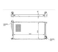 Hart 610 252 Radiateur, Refroidissement Du Moteur Pour Bmw